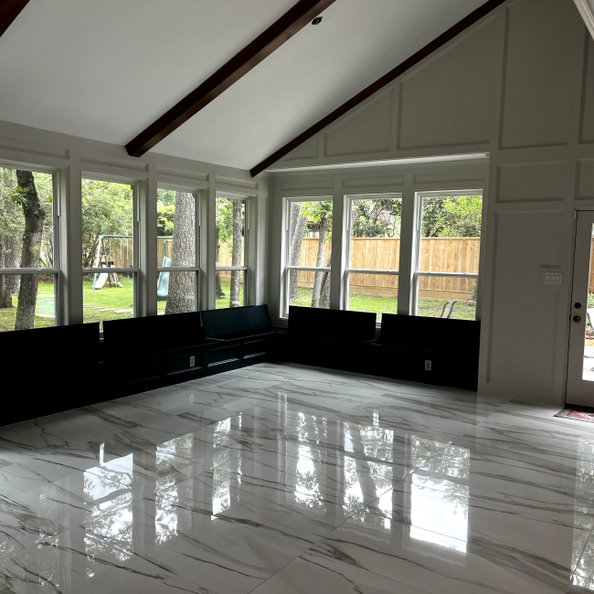 Renovated living room